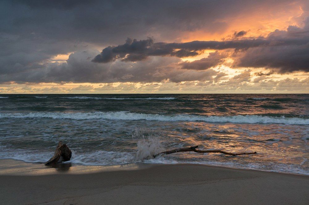 В лучах заката