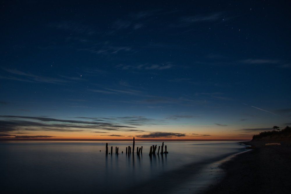 Evening at the Baltic Sea