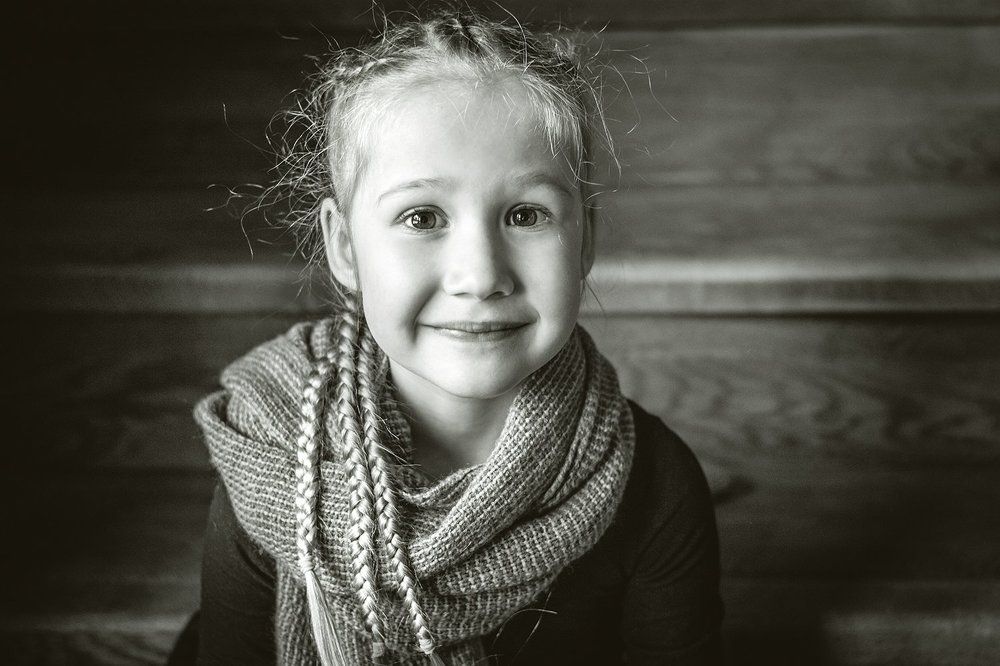 Шарф с пятью солнечными зайцами