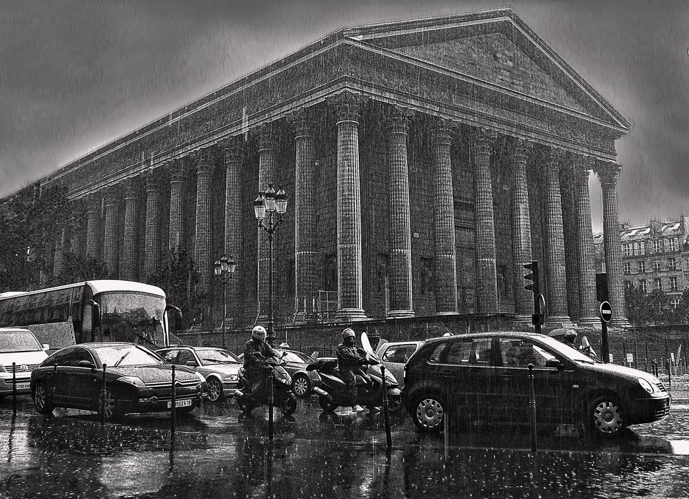 Дождливый день в Париже