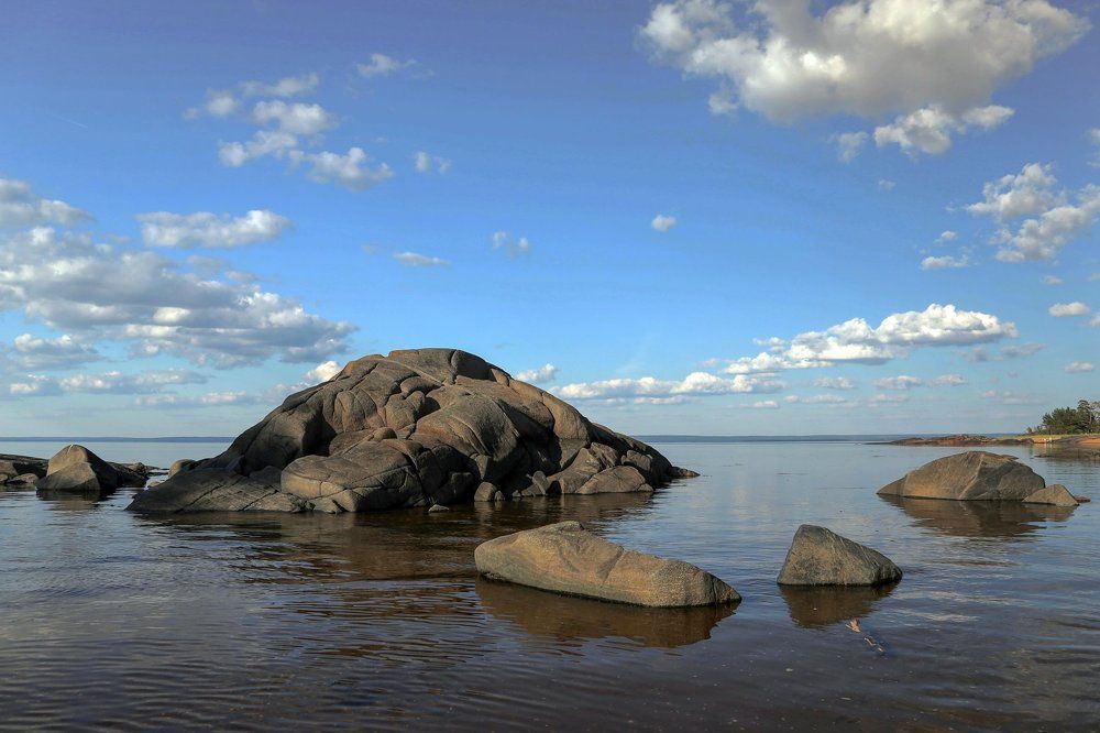 Белое море, онежский залив.