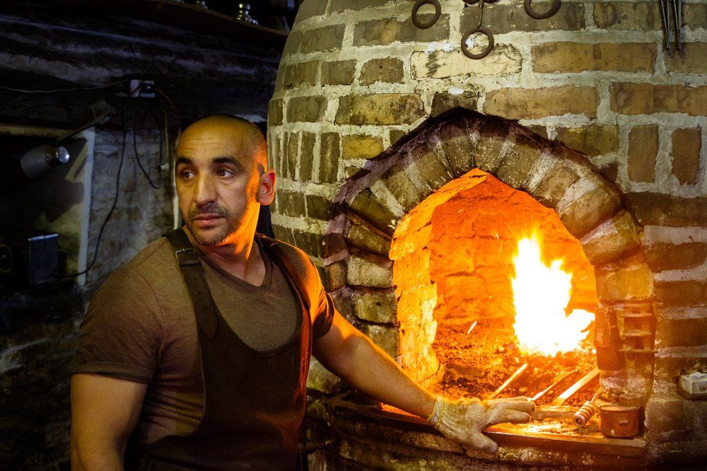 В мастерской кузнеца