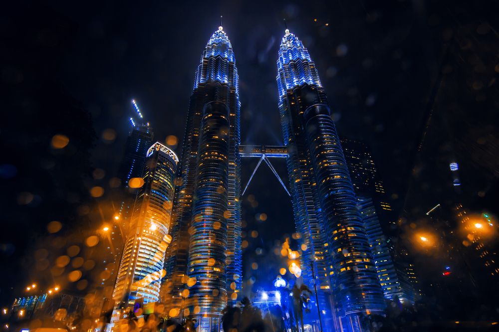 Ночной Куала-Лумпур