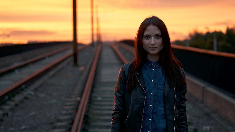 Огненный портрет.