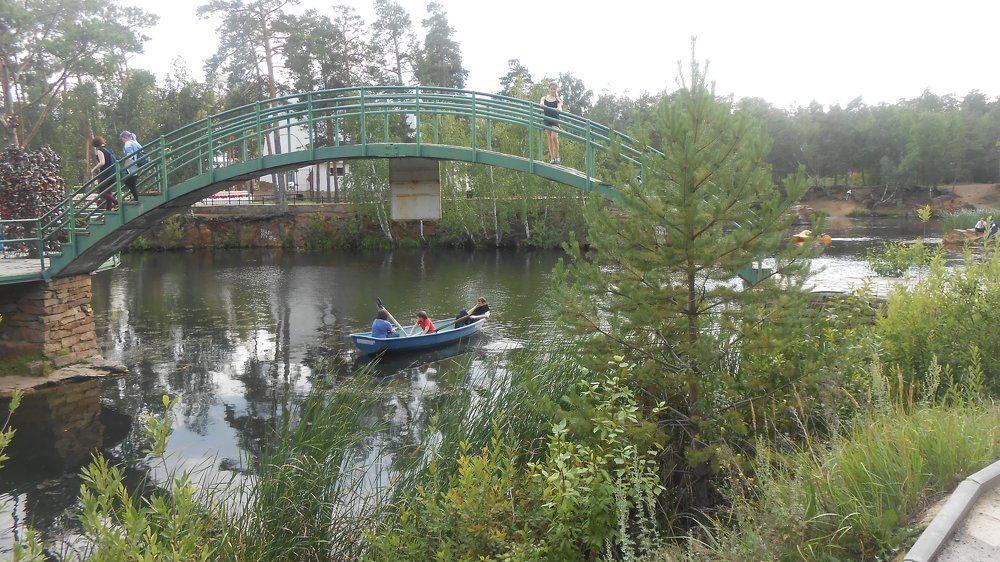 в городском парке