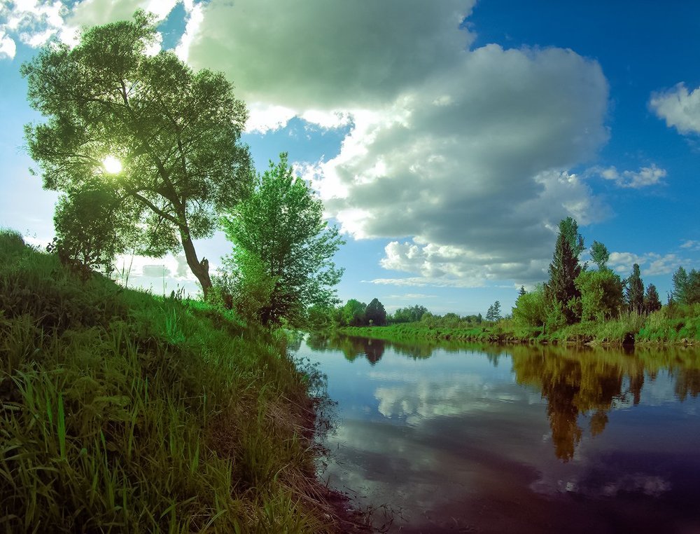 Закат в дали от дел