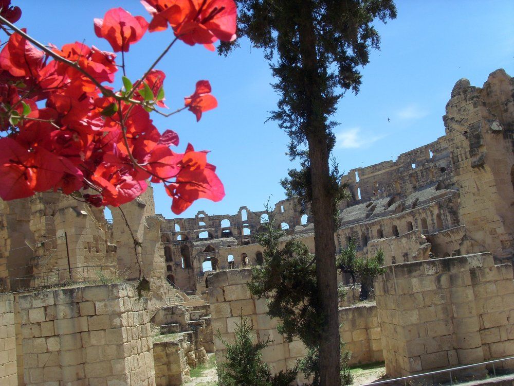 Развалины колизея.