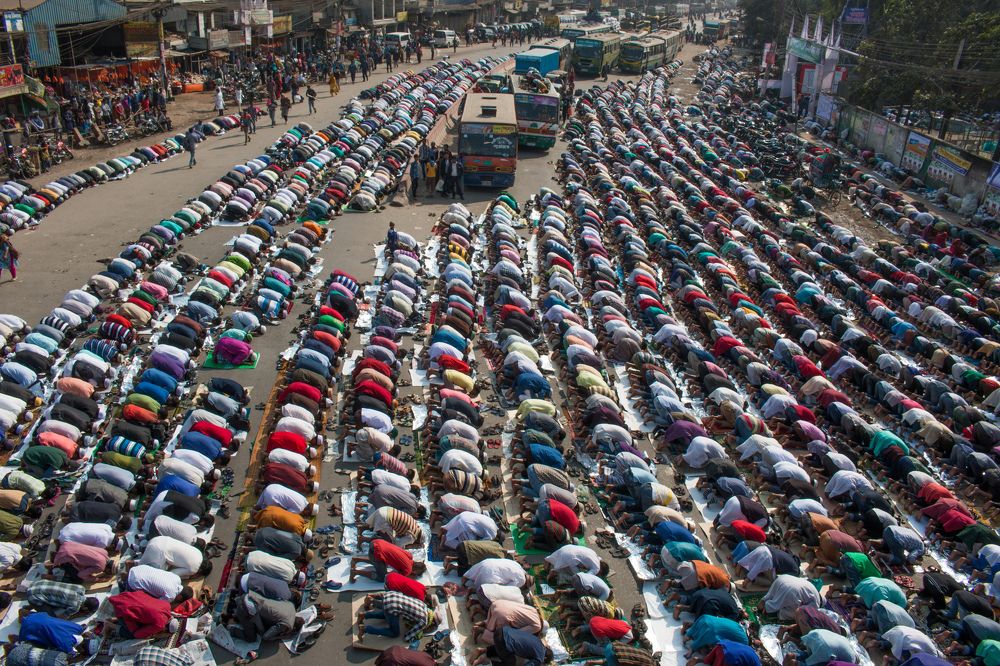Jummah prayer in Ijtema