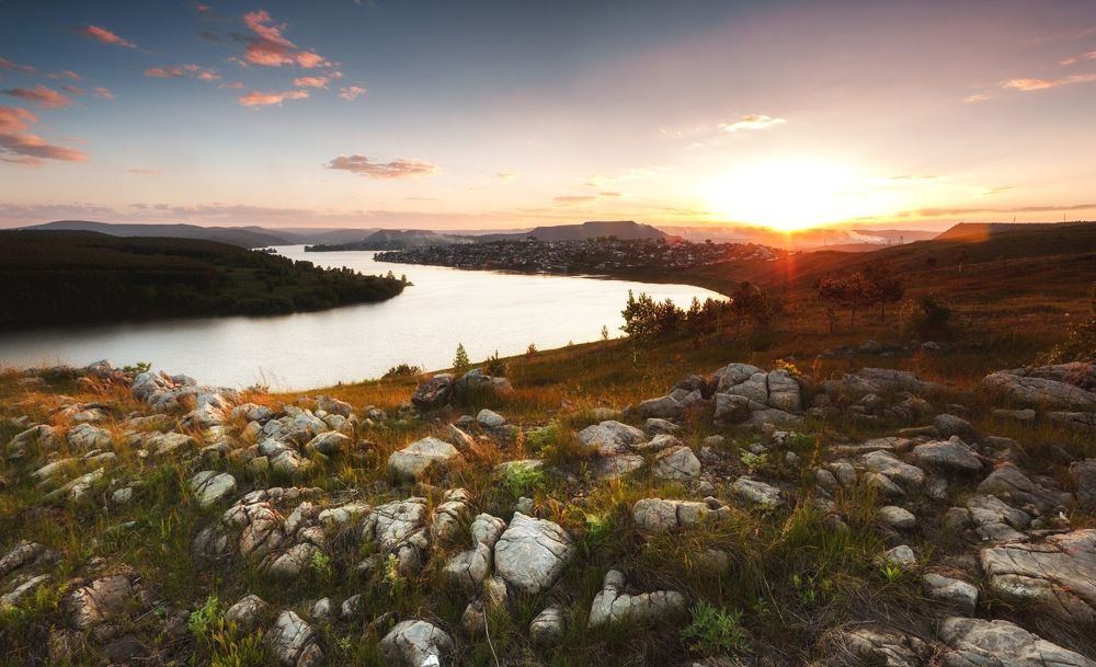 Закат г.Сатка