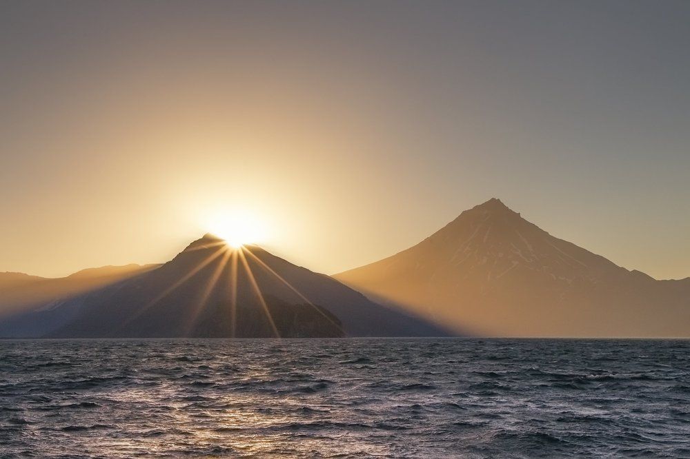 Закат в Авачинском заливе