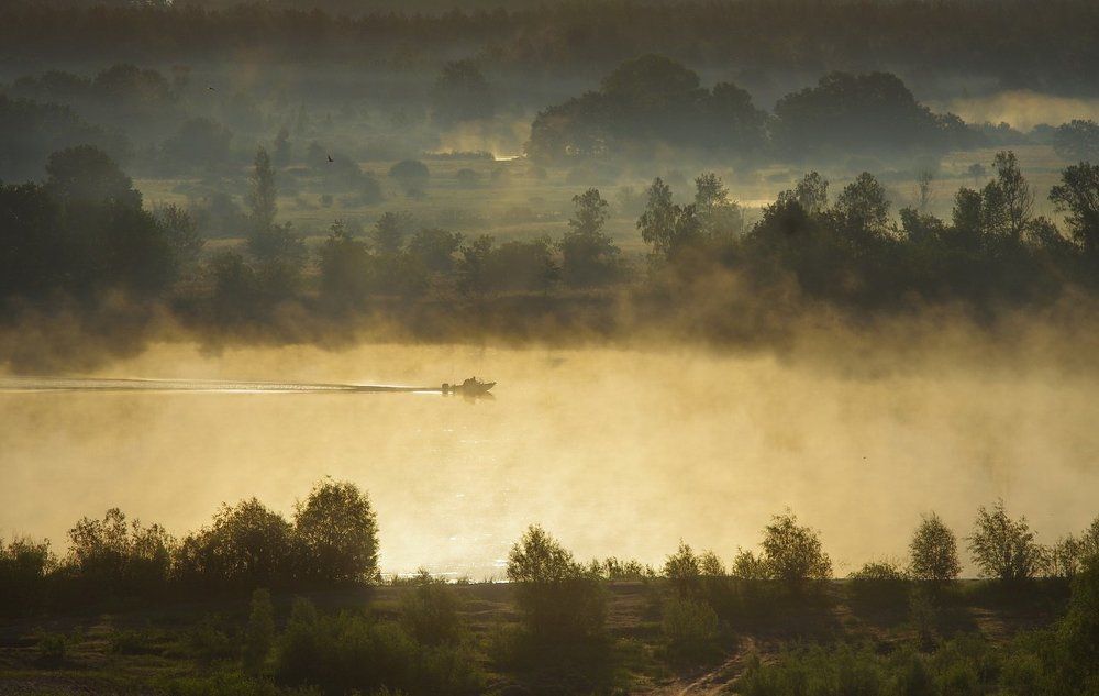 Просыпалась река