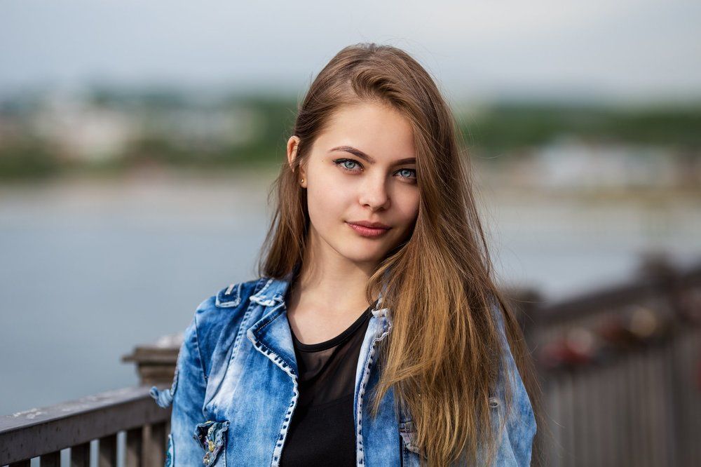 Красивая незнакомка.