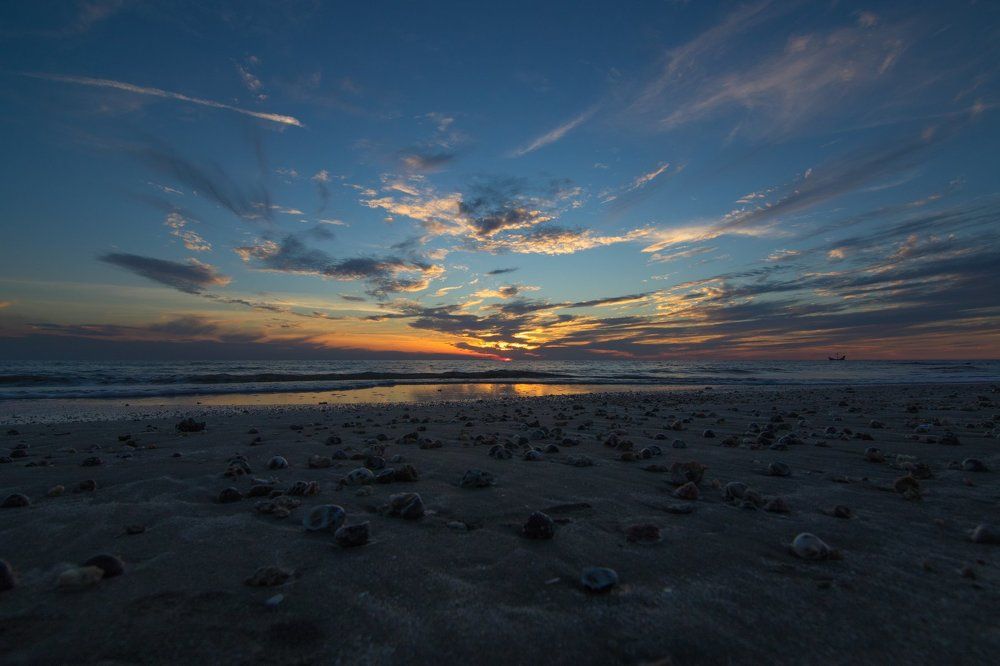 Sunset at Saint Martin Island