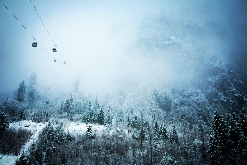 In anticipation of snowboarding