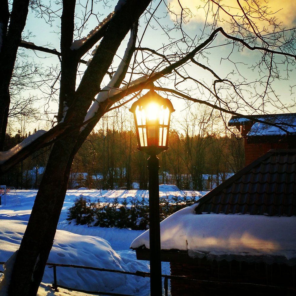 Солнце в фонаре