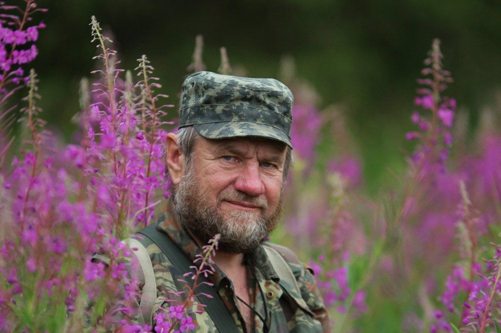 Портрет охотника.