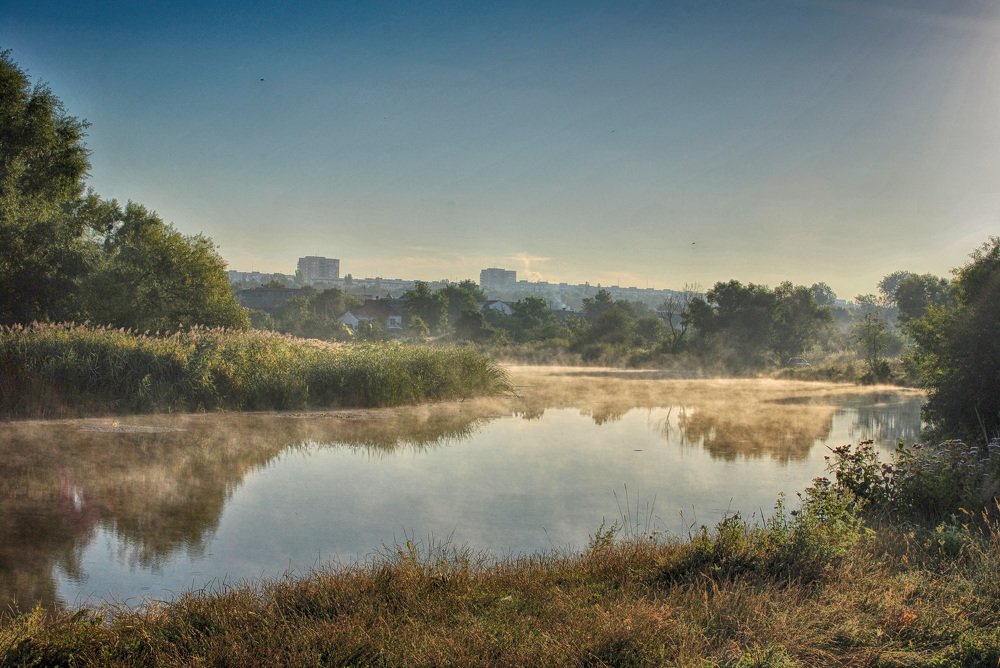 утро на речке Рось