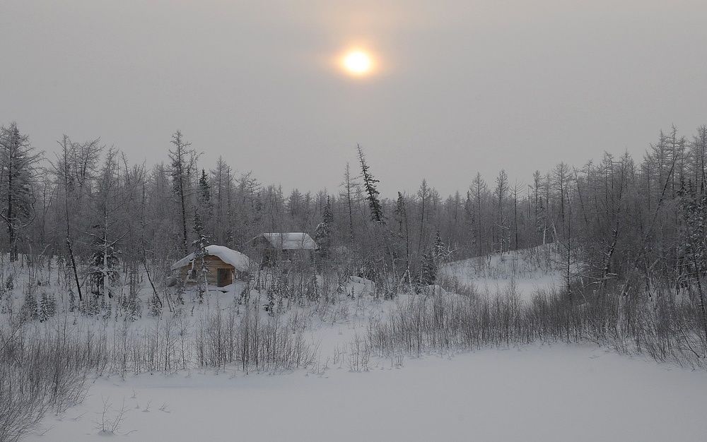 Пейзаж с домиками