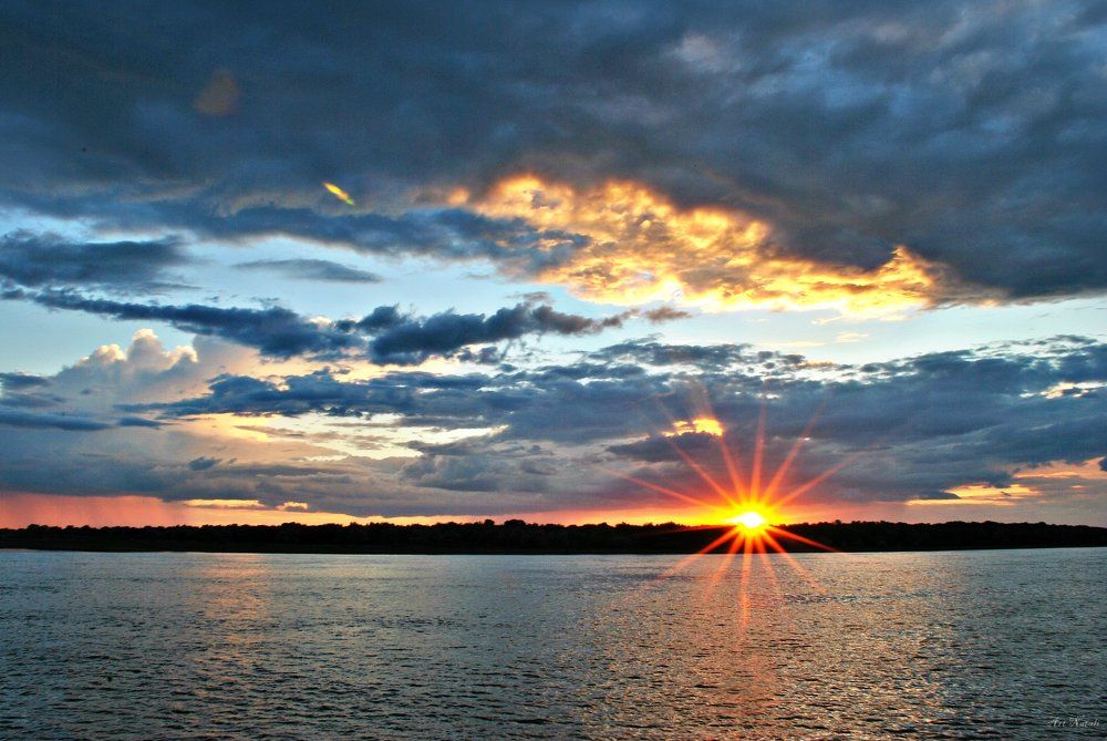 Буйство красок на закате...