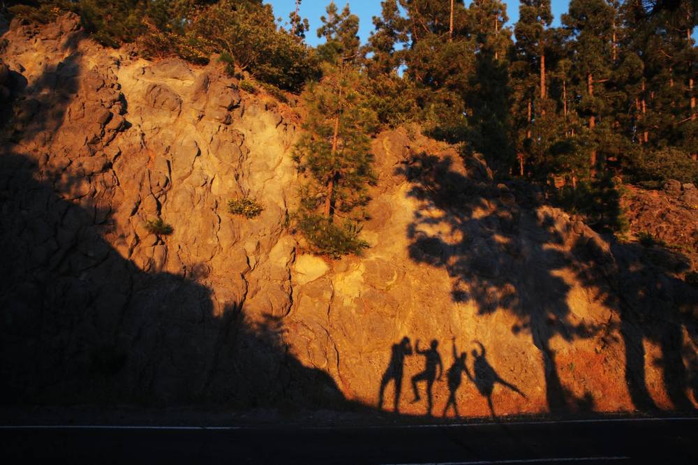 Закат в горах