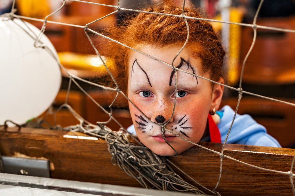 Лисичка в сетке