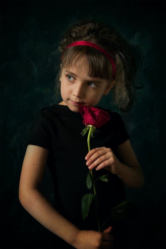 Портрет с розой