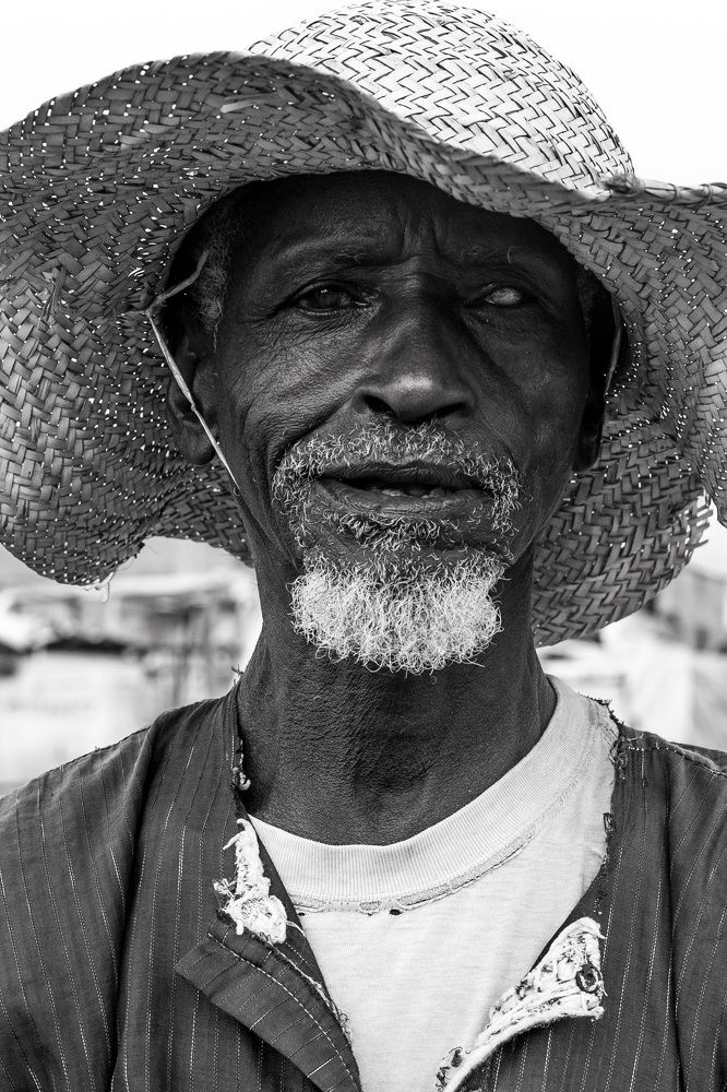 Black and white street Portrait