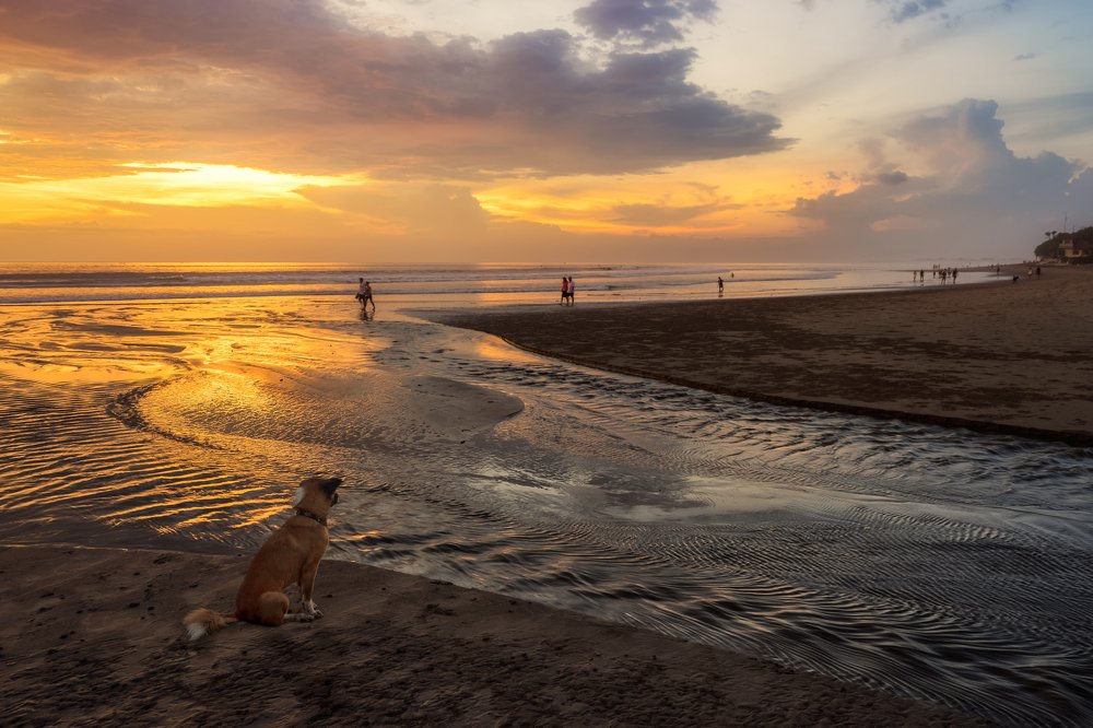 Закат на Бали