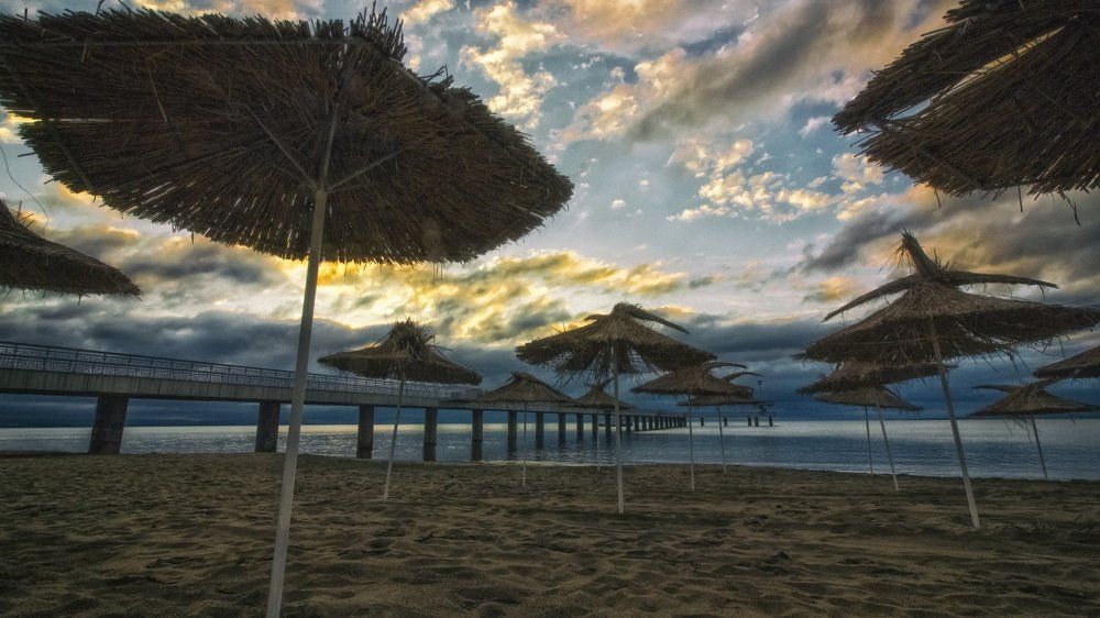 Sunrise on the beach