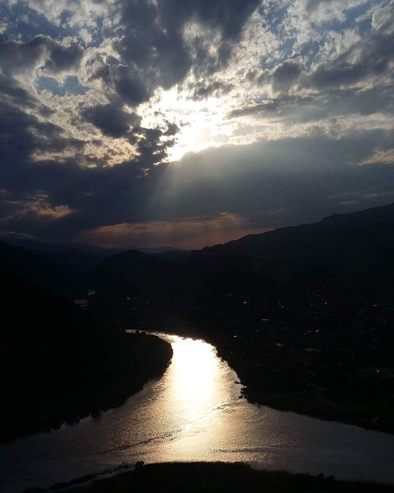 Two rivers.