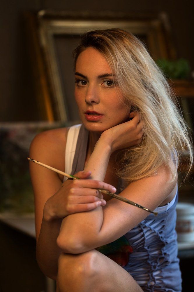 портрет художницы