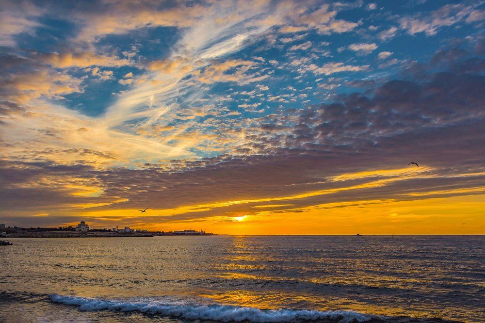 На закате дня