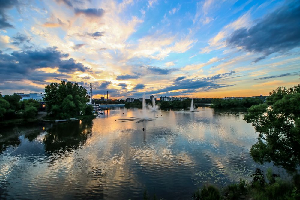 Закат над Свиягой.