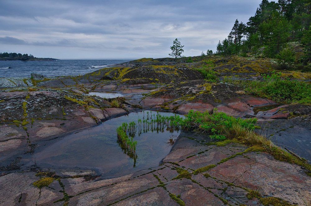 в Ладожских шхерах