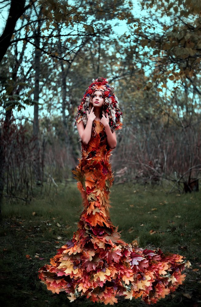 Девушка-осень