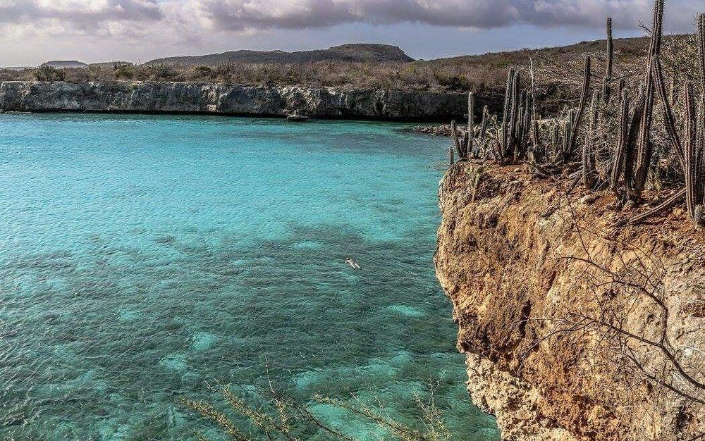 The coast of Curacao