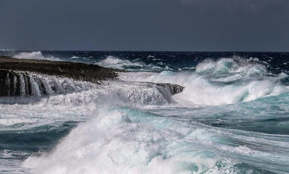 The north side of the island