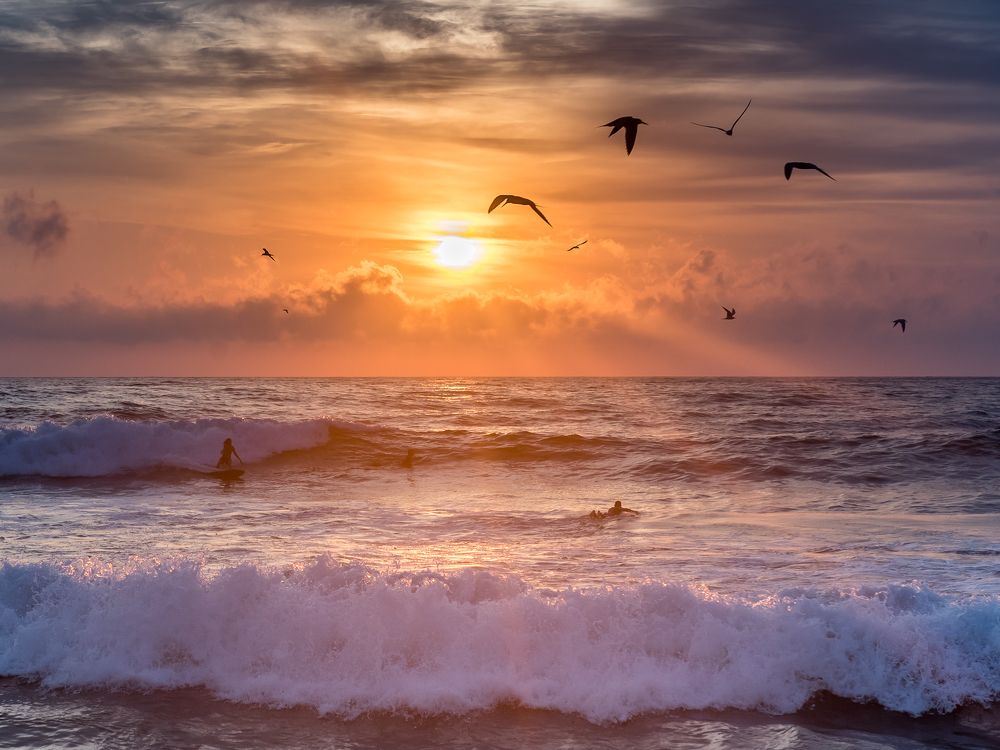 Купаясь в закате