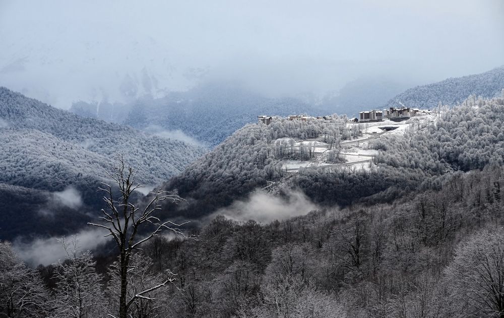 Зима в Сочи