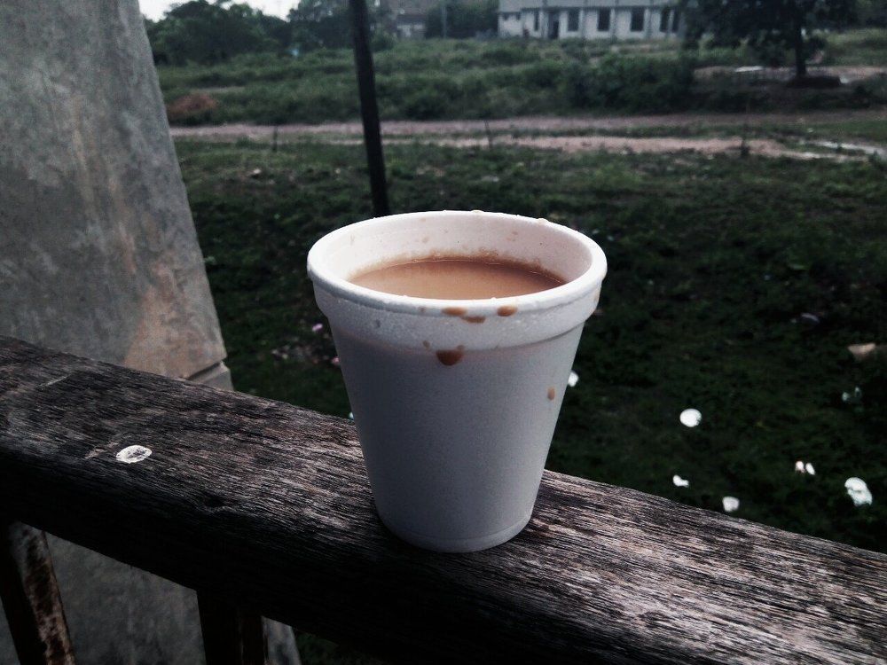 Tea in Rain