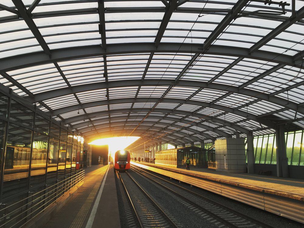 Московское центральное кольцо ранним утром