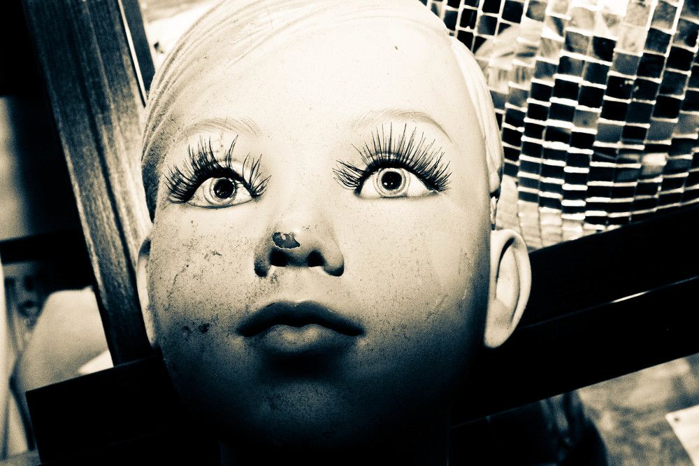 A look from darkness