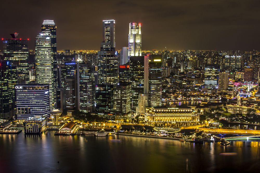 Ночной Сингапур