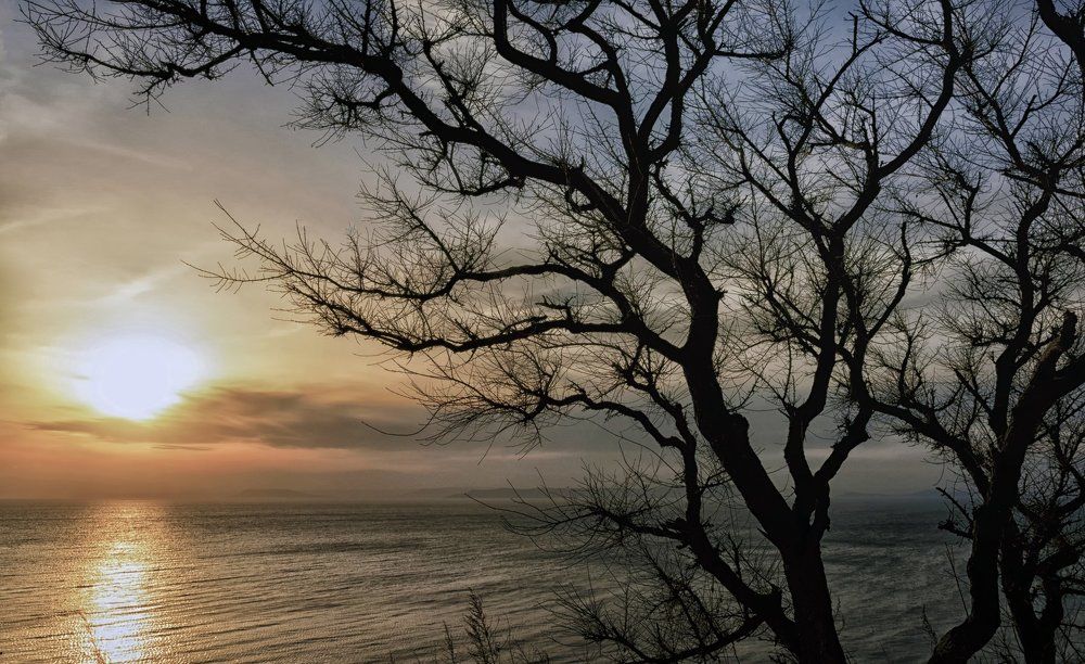 закат на Японском море