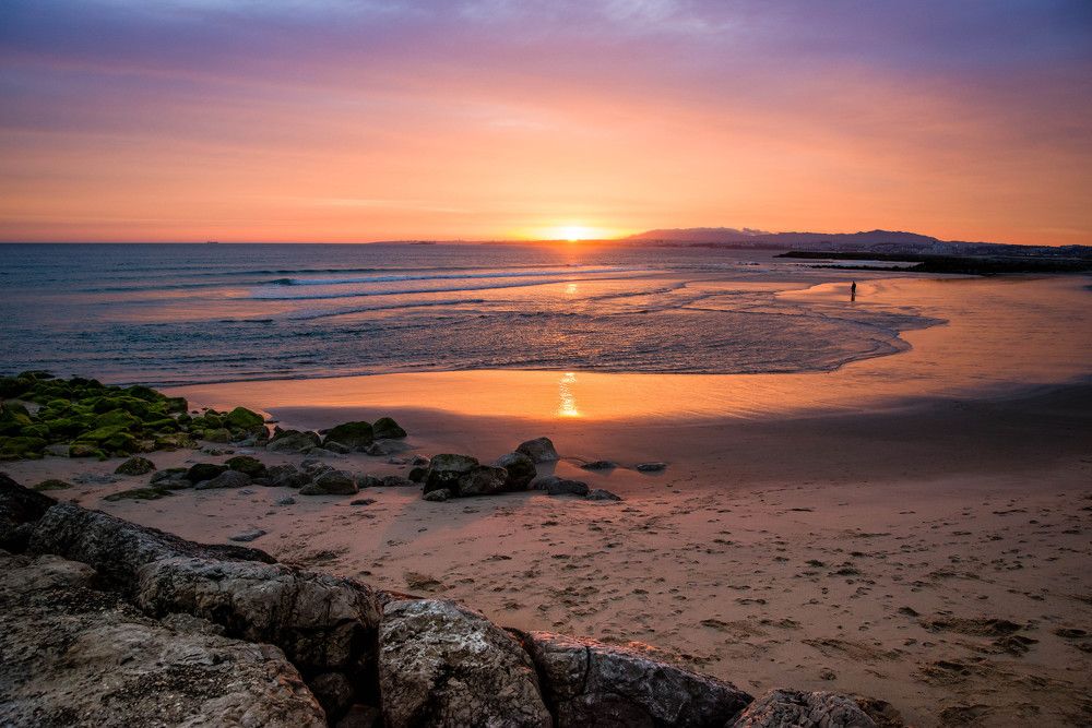 вечерний пляж