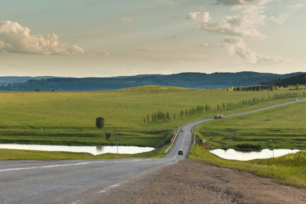 Мост через реку Юрюзань