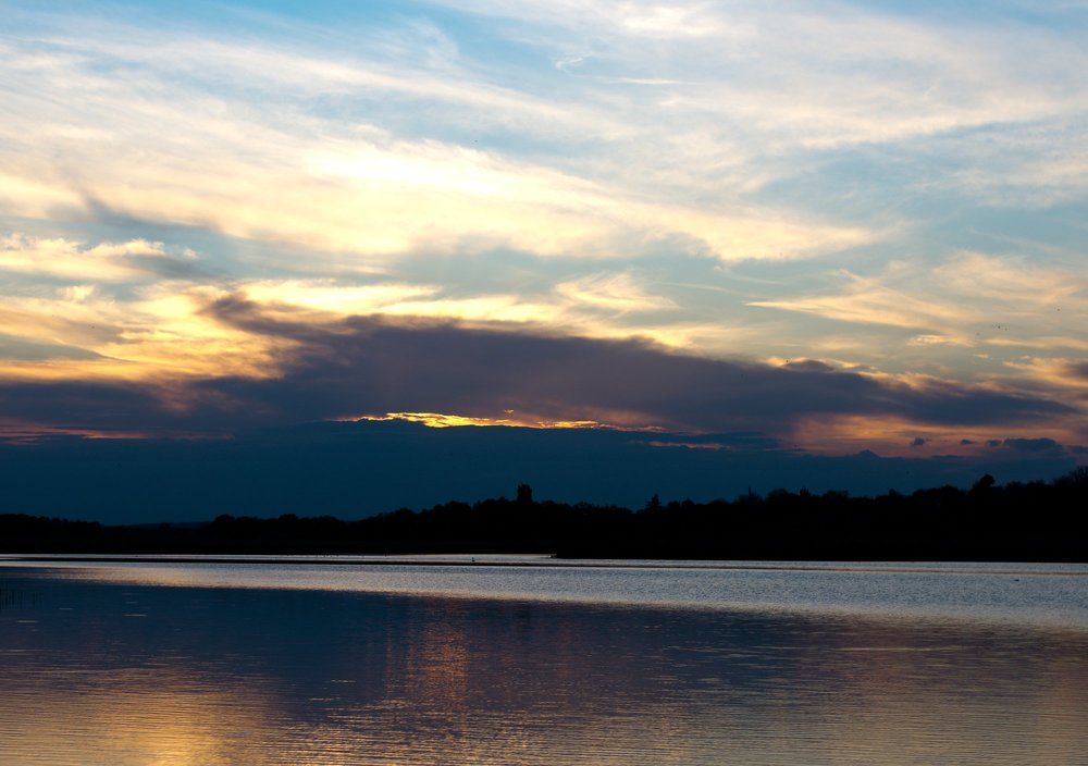 закат. тишина