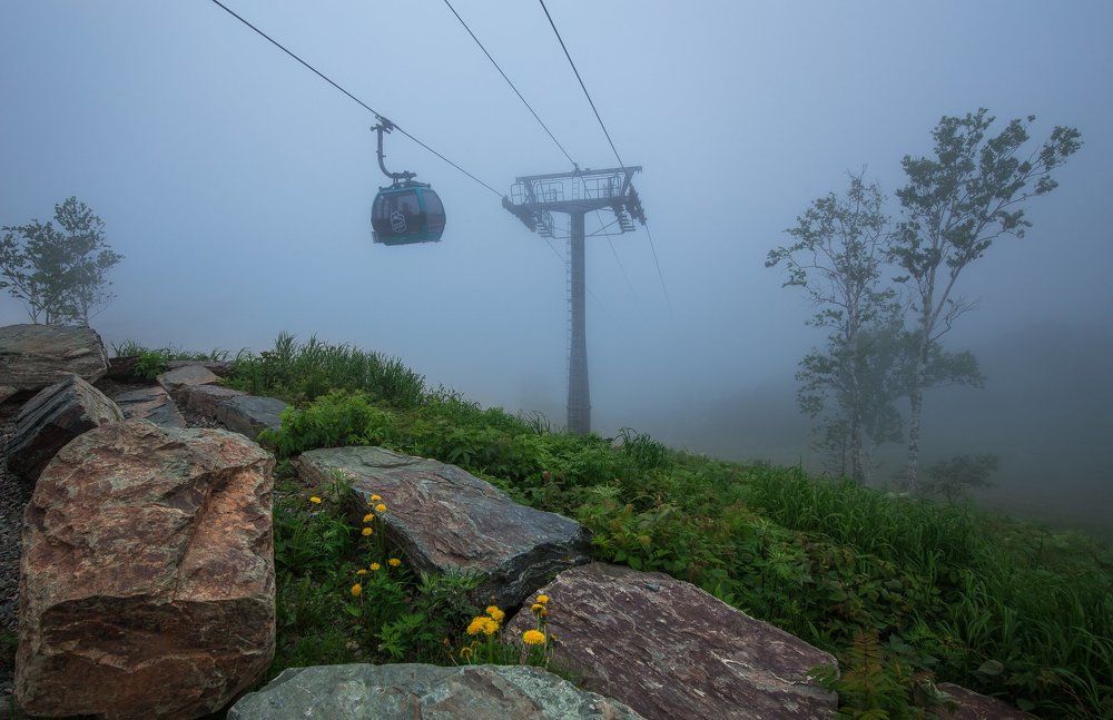 Под облачной шапкой.