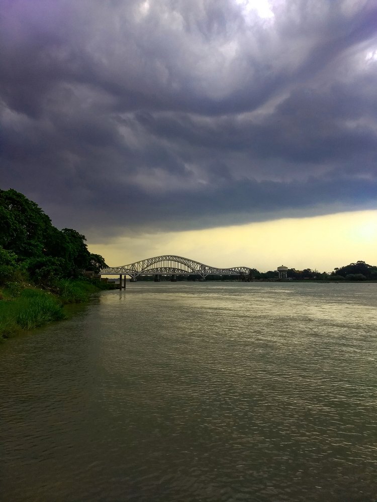 A thunderstorm clouds is coming.