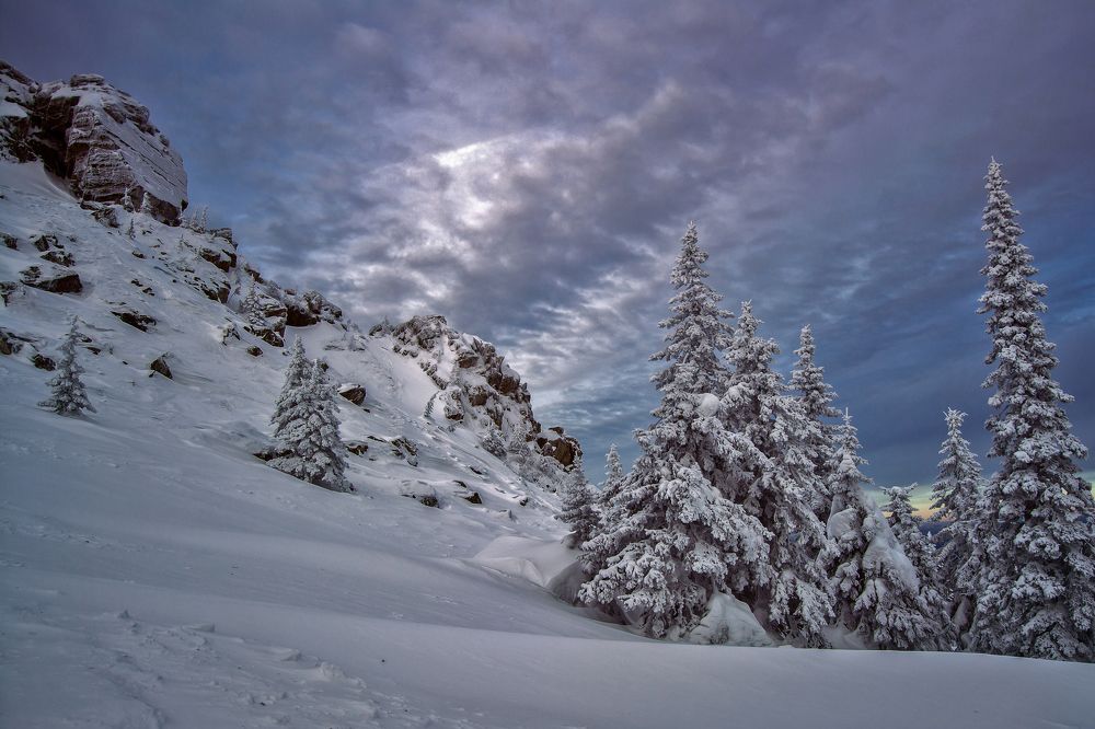 Вечер в горах